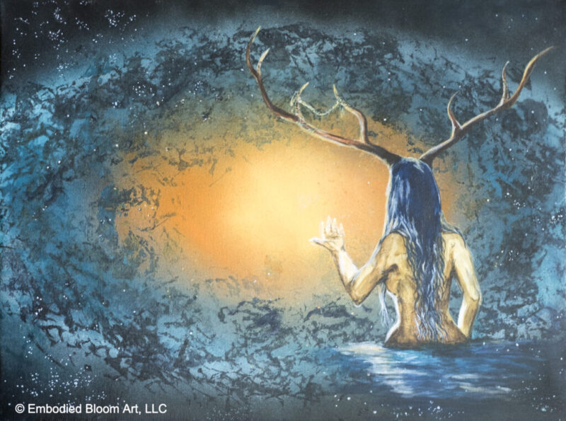 Artemis by Erica Baguley Embodied Bloom Art