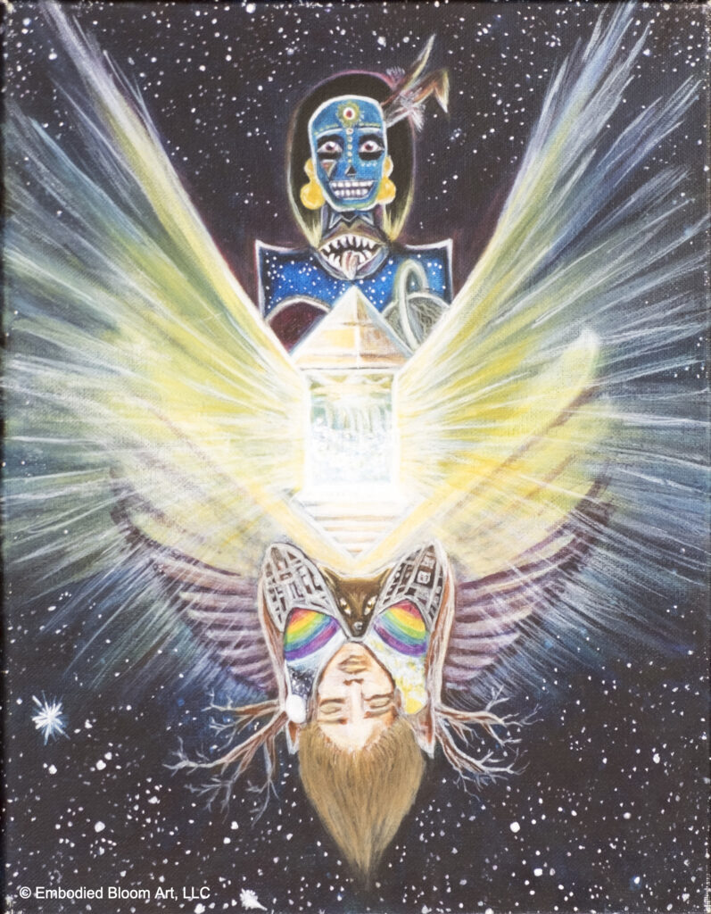 Portal of Duality by Erica Baguley Embodied Bloom Art