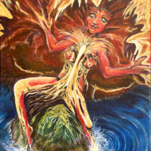 Peles Molten Heart by Erica Baguley Embodied Bloom Art