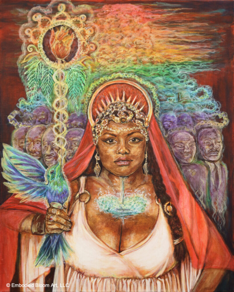 Rainbow Warrior by Erica Baguley Embodied Bloom Art